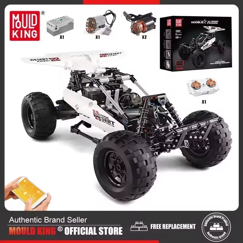 Mould King 18001 PF Buggy 2 - RC Desert Racing Building Blocks