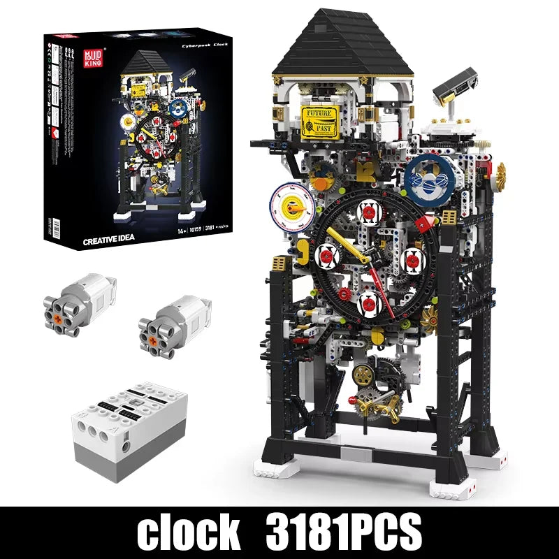 Mould King 10159 Cyberpunk Clock