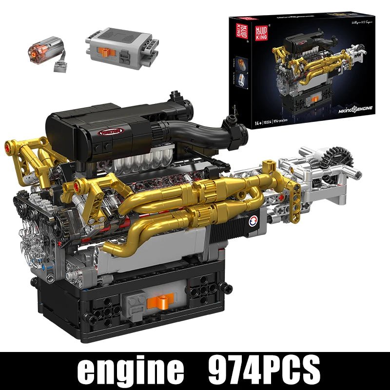 Mould King 10224 Valkyrie V12 Engine