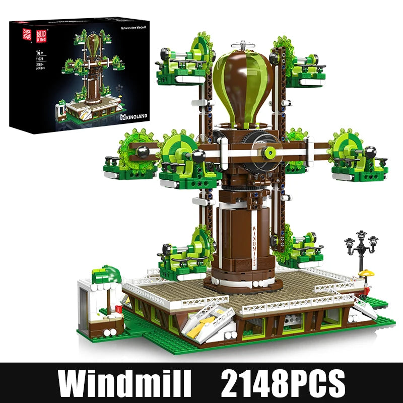 Mould King 11026 Motorized Windmill - Building Block Set