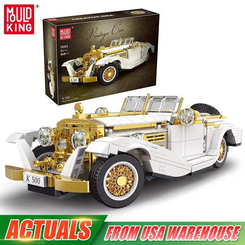 Mould King 10003 K500 Vintage Car - Classic Building Blocks Set