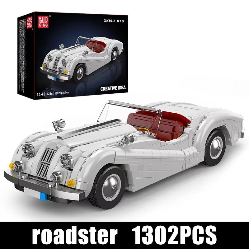 Mould King 10236 MOC XK140 QTS Vintage Car - Building Blocks Set