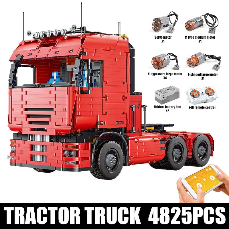 Mould King 19005 RC Tractor Truck - Building Blocks Set