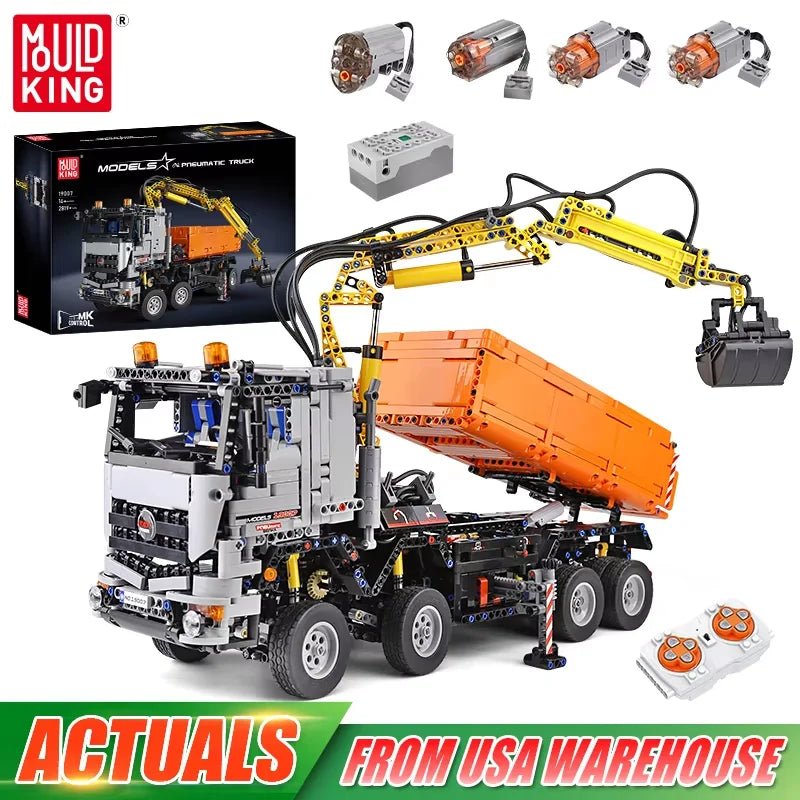 Mould King 19007 RC Pneumatic Truck MOC-24674