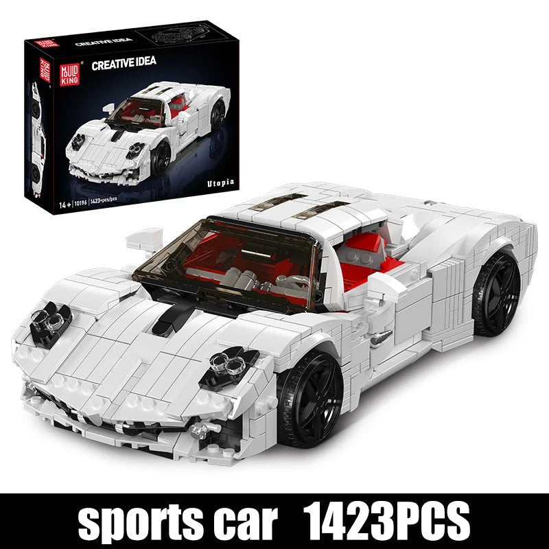 Mould King Utopia 10196 - Super Racing Car Building Block Set