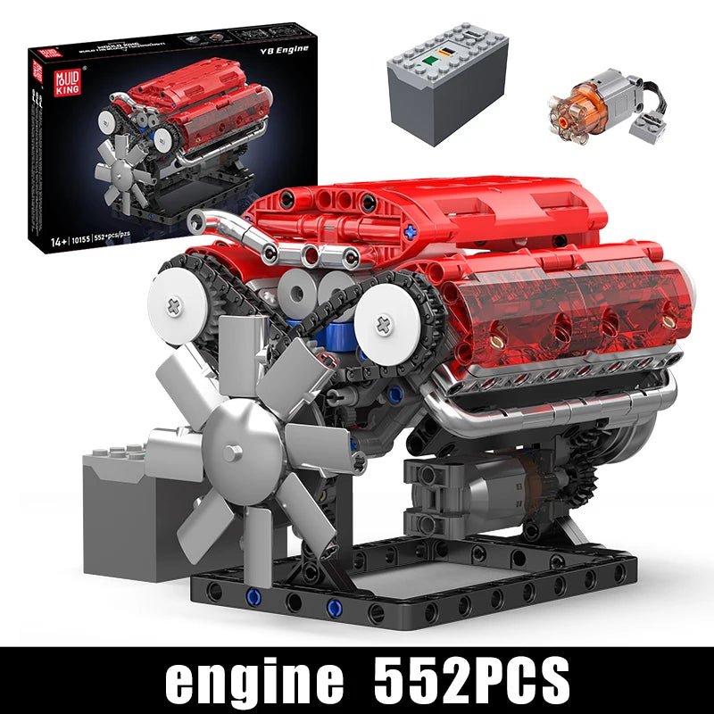Mould King 10088 V8 Engine Block Set