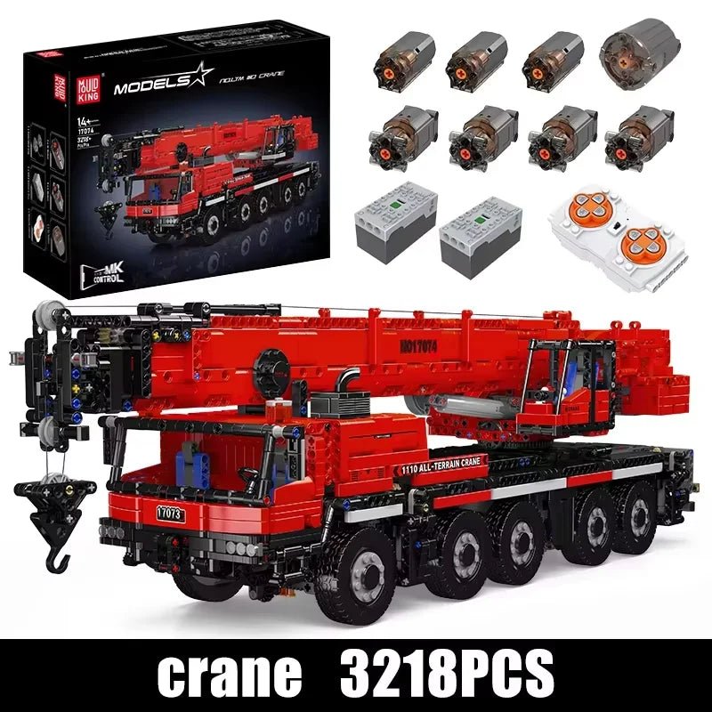 Mould King LTM 1110 Crane - RC Technical Building Blocks