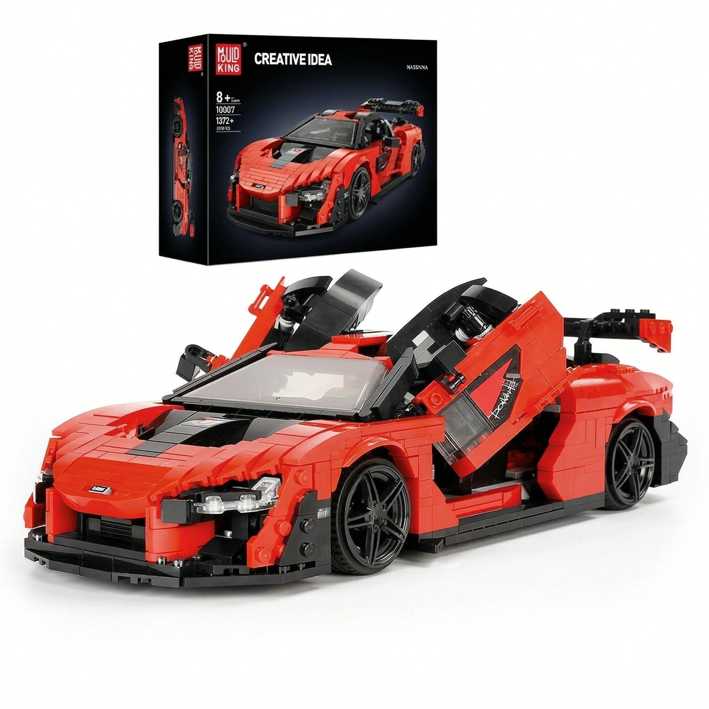 Mould King 10007 Red Sport Racing Car