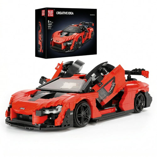 Mould King 10007 Red Sport Racing Car