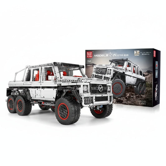 Mould King 13061 - RC Motorized G63 6x6 Building Block Car