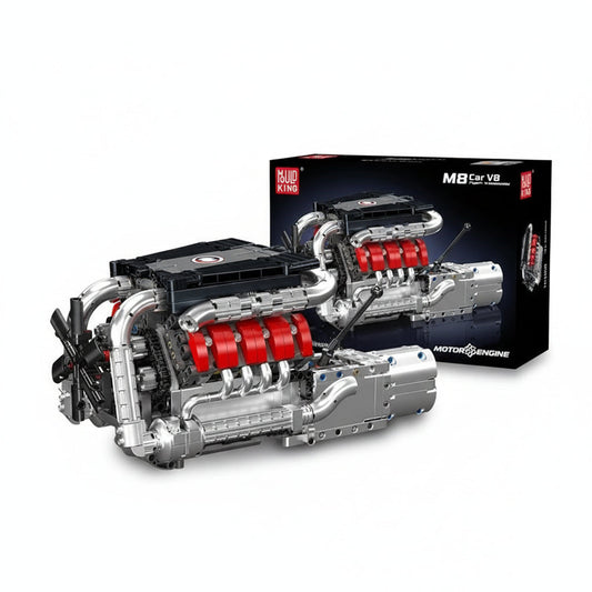 Mould King 10203 V8 Engine - Technical Building Block Set