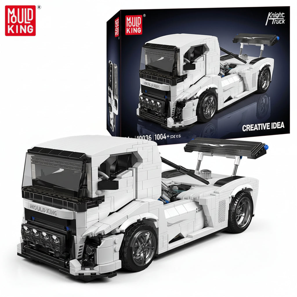 Mould King 10036 White Knight Truck - Technical Building Block Set