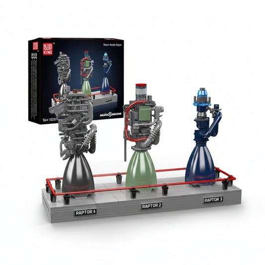 Mould King 10247 Raptor Rocket Engine - Technical Building Block Kit