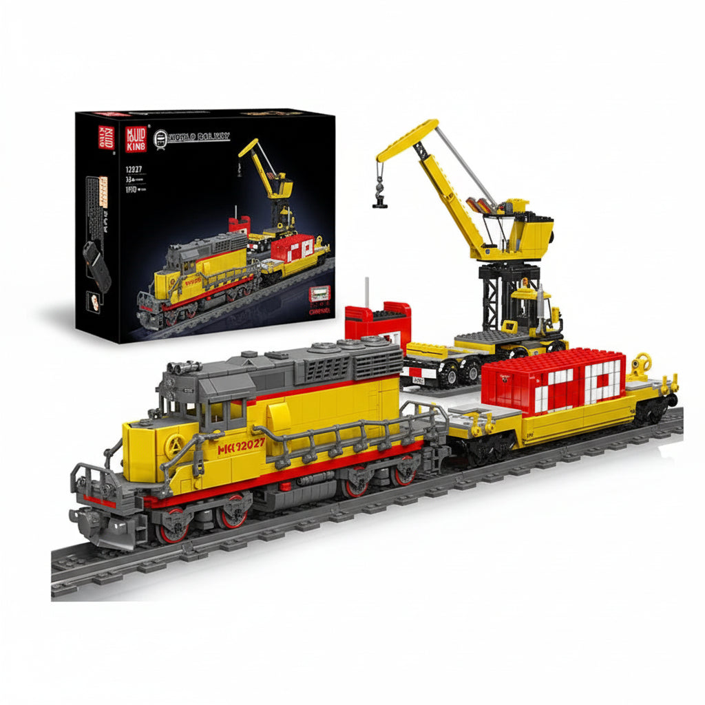 Mould King 12027 Motorized EMD SD40-2 Diesel Locomotive Building Set