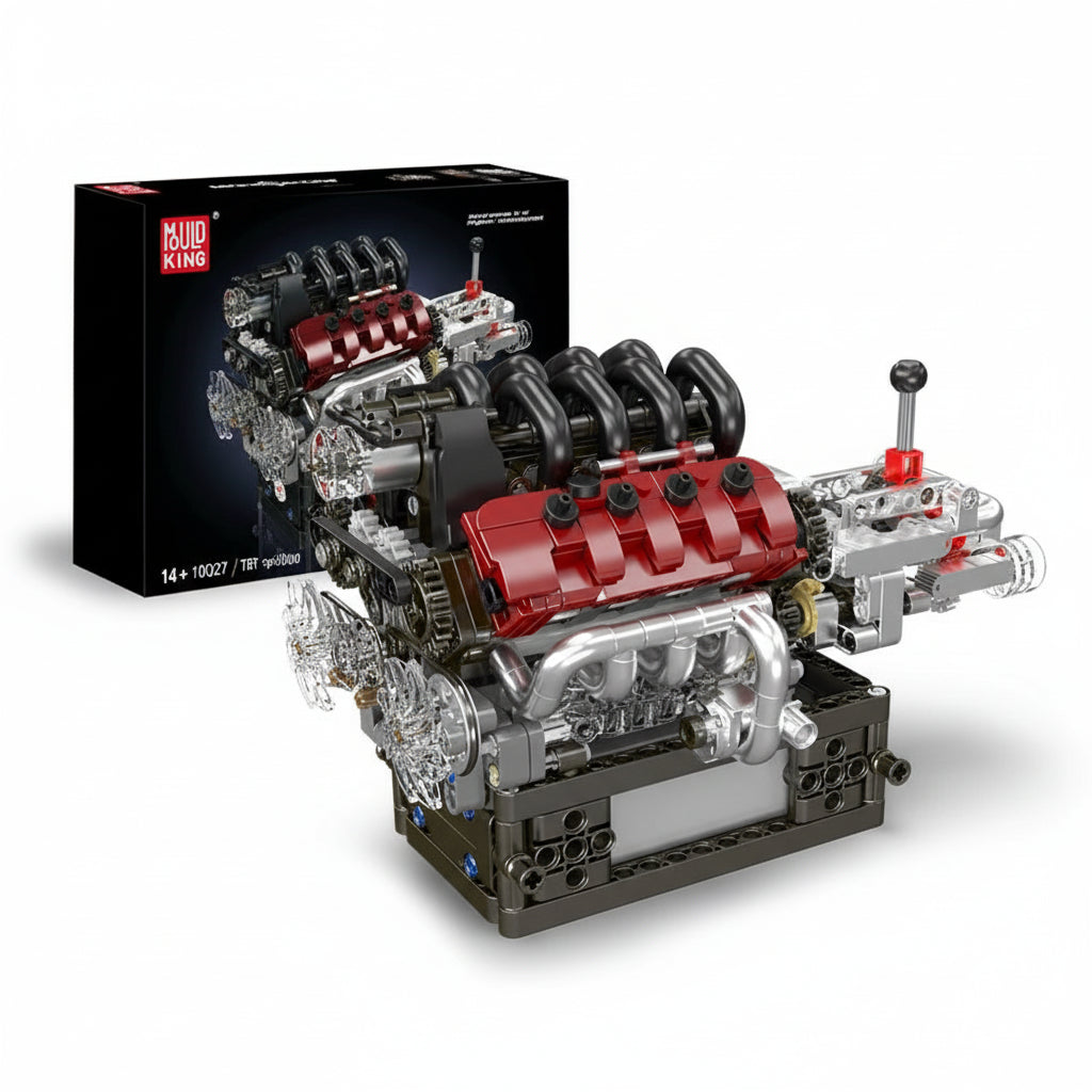 Mould King 10227 V8 Engine - Motorized Building Block Kit