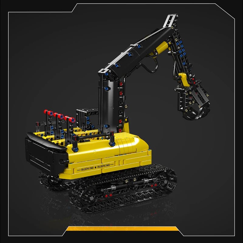 Mould King 17077 Hydraulic Log Grapple Engineering Truck Building Blocks
