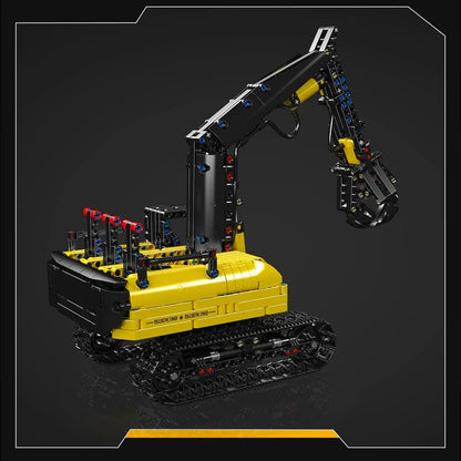 Mould King 17077 Hydraulic Log Grapple Engineering Truck Building Blocks