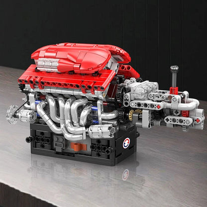 Mould King 10226 V12 Engine - Motorized Building Block Kit