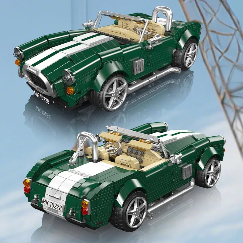 Mould King 10228 AC Cobra 10228 - Vintage Sports Car Building Blocks