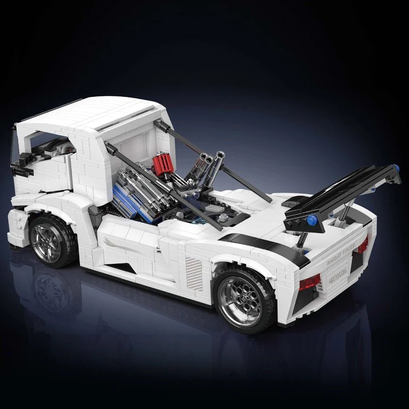 Mould King 10036 White Knight Truck - Technical Building Block Set