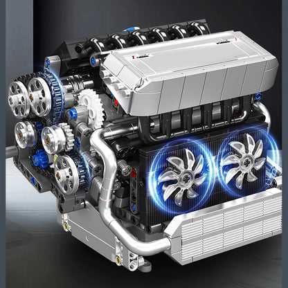 Mould King 10213 Sport Racing Car Engine - Building Block Kit