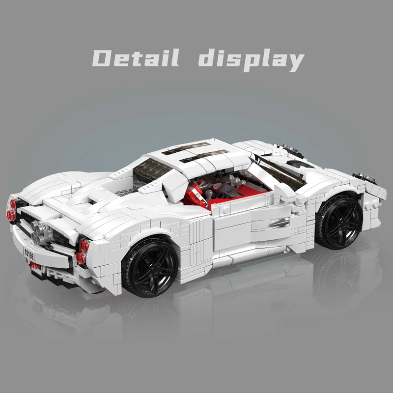 Mould King Utopia 10196 - Super Racing Car Building Block Set