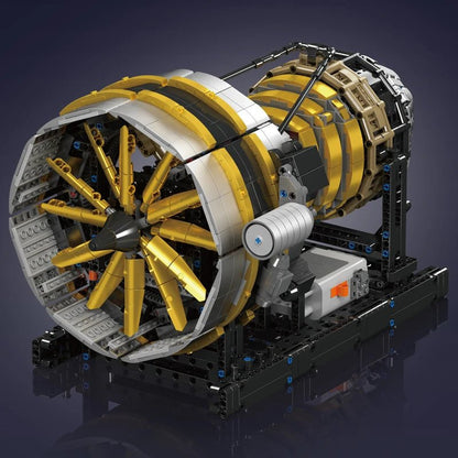 Mould King 10141 Motorized Aircraft Engine