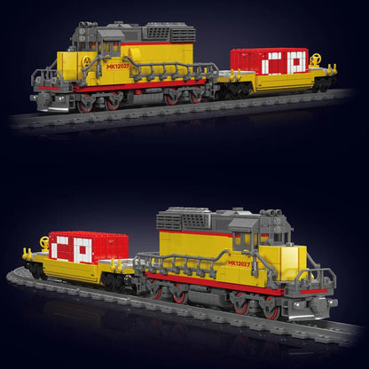Mould King 12027 Motorized EMD SD40-2 Diesel Locomotive Building Set