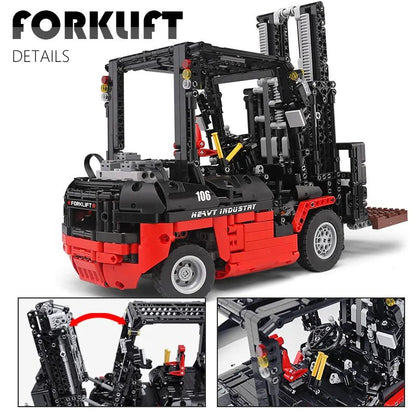 Mould King 13106 - Motorized Forklift Building Block Set