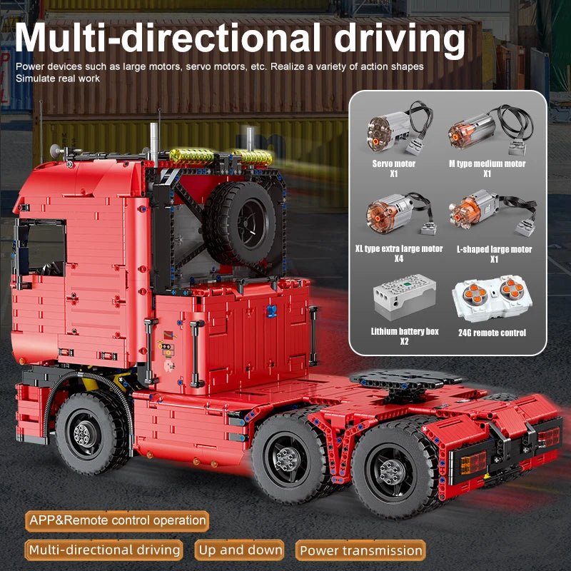 Mould King 19005 RC Tractor Truck - Building Blocks Set