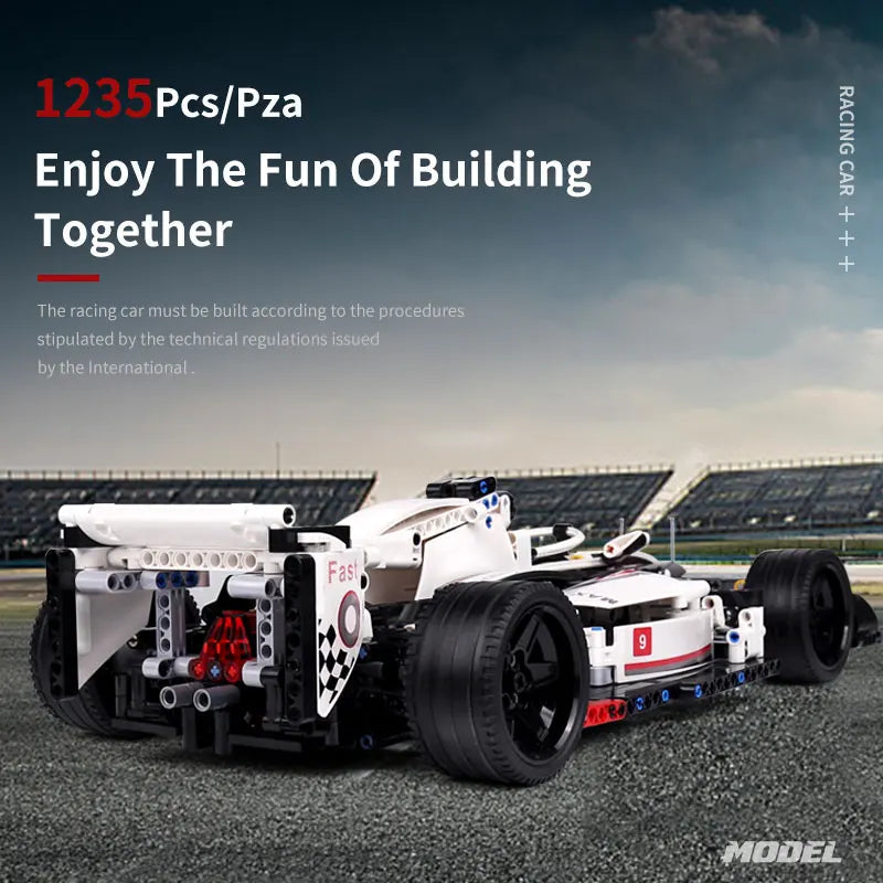 Mould King 13117 Formula Racing Car - Building Block Set