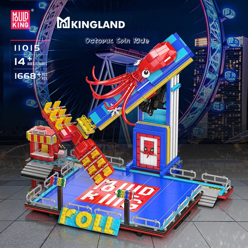 Mould King 11015 Motorized Octopus Ride