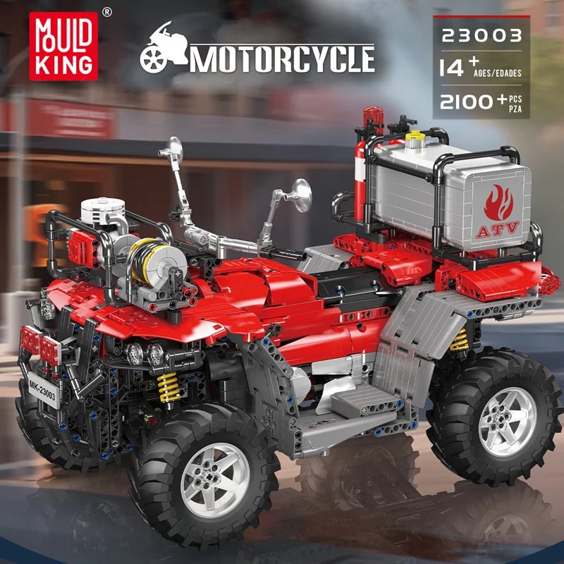 Mould King 23003 RC Fire ATV - Technical Building Block Set