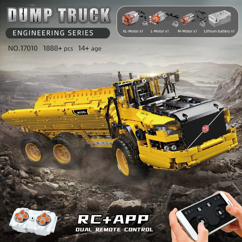 Mould King 17010 RC Dump Truck