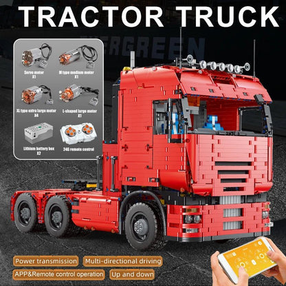Mould King 19005 RC Tractor Truck - Building Blocks Set