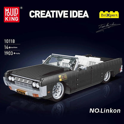 Mould King 10118 1964 Continental - Vintage Car Building Blocks