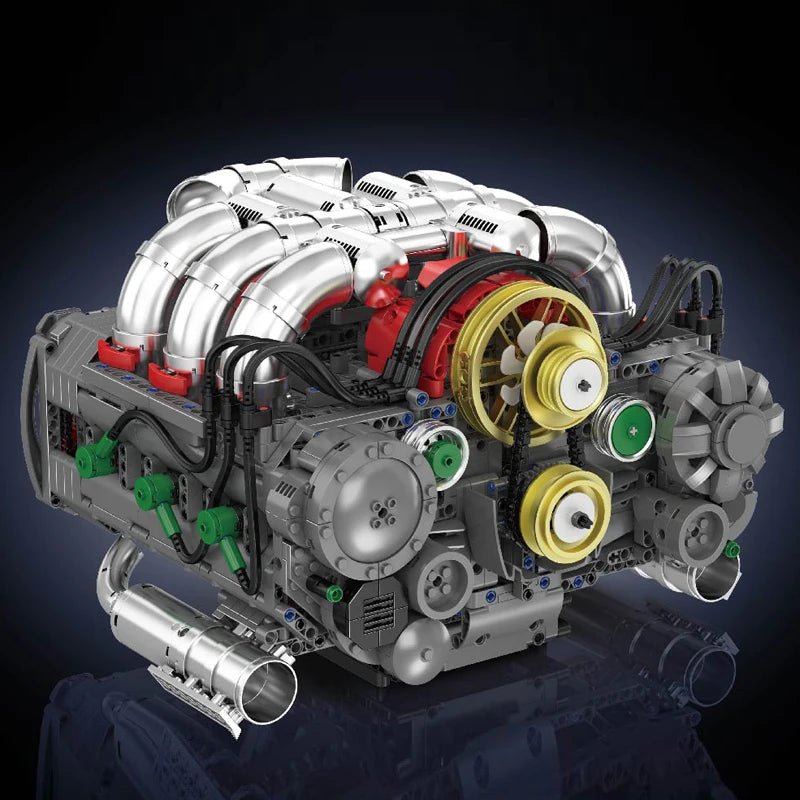 Mould King 10181 Motorized Flat Engine