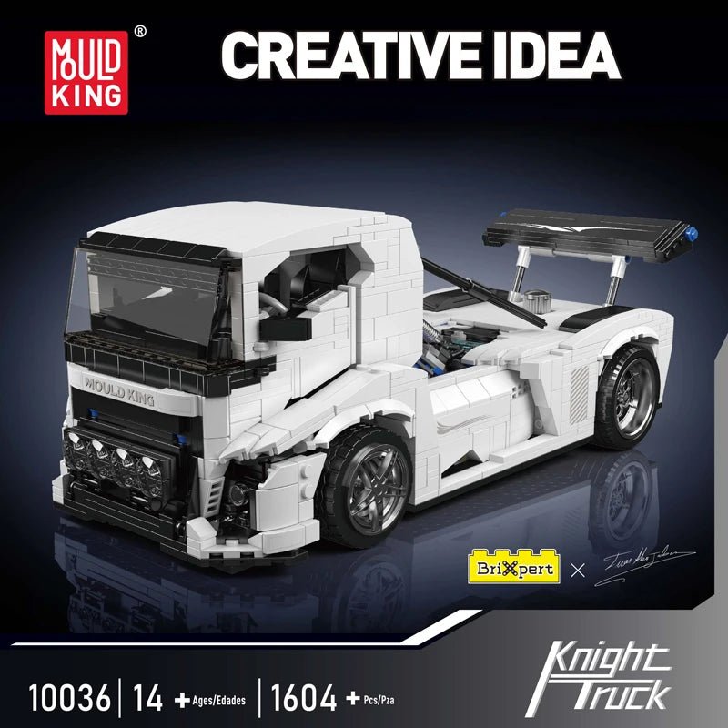 Mould King 10036 White Knight Truck - Technical Building Block Set