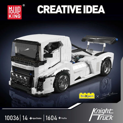 Mould King 10036 White Knight Truck - Technical Building Block Set