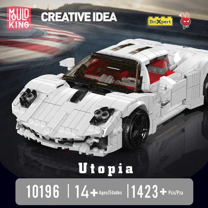 Mould King Utopia 10196 - Super Racing Car Building Block Set