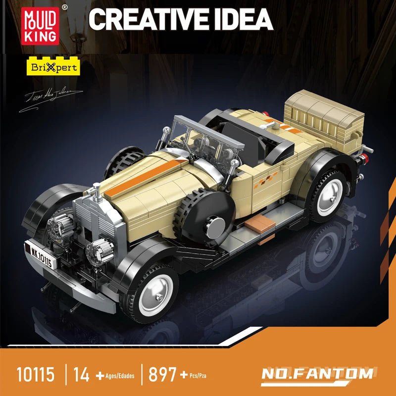 Mould King 10115 The Fantom - Vintage Car Building Block Set