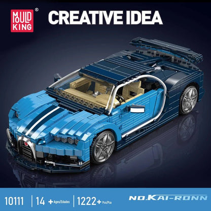 Mould King 10111 Blue Sport Racer