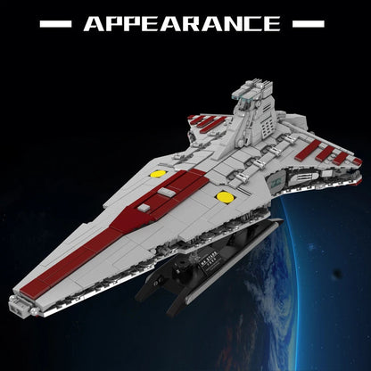 Mould King 21074 Republic Attack Cruiser Building Blocks