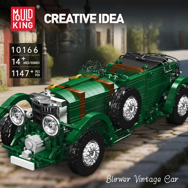 Mould King 10166 MOC Blower - Vintage Car Building Blocks Kit