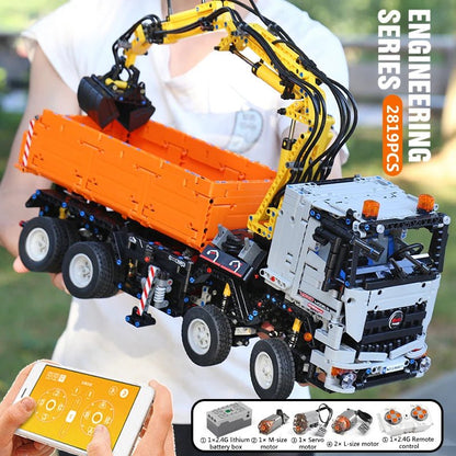 Mould King 19007 RC Pneumatic Truck MOC-24674