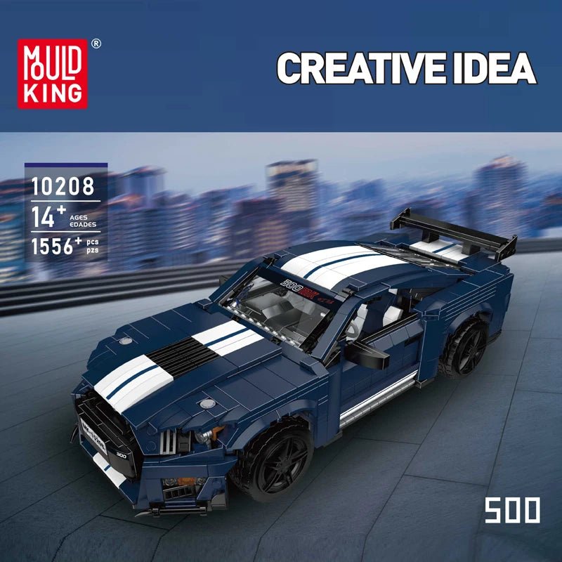 Mould King 10208 Shelby GT500 - Building Block Sport Car Model