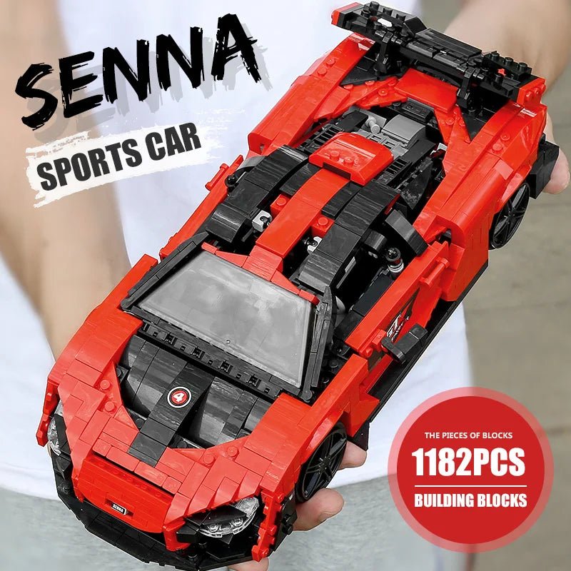 Mould King 10007 Red Sport Racing Car