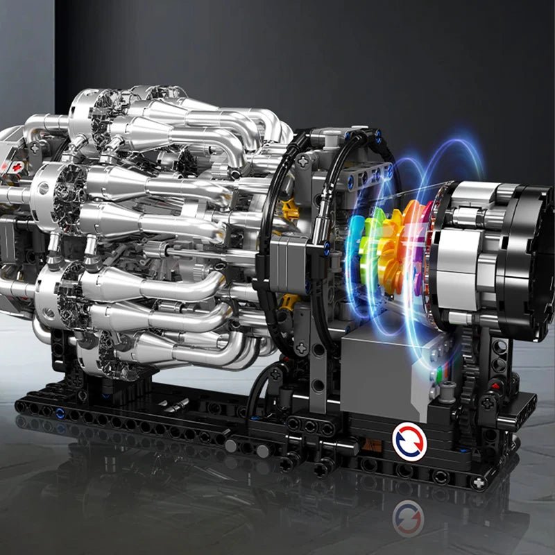 Mould King 10216 Motorized Turbojet Engine