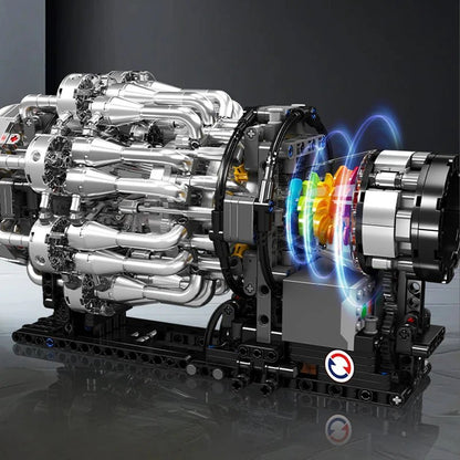 Mould King 10216 Motorized Turbojet Engine
