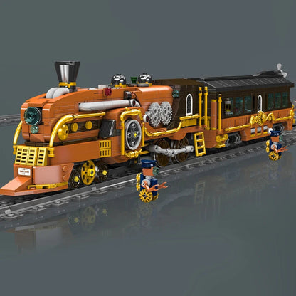 Mould King 12046 Steampunk RC Train - Building Block Set